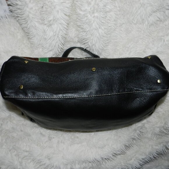 Myra Little Succulents Leather, Hide Duffle Bag🆕Ships Fast 💨⚡🚚 - Picture 11 of 15